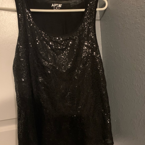 Apt 9 black sequin tank - Picture 2 of 2